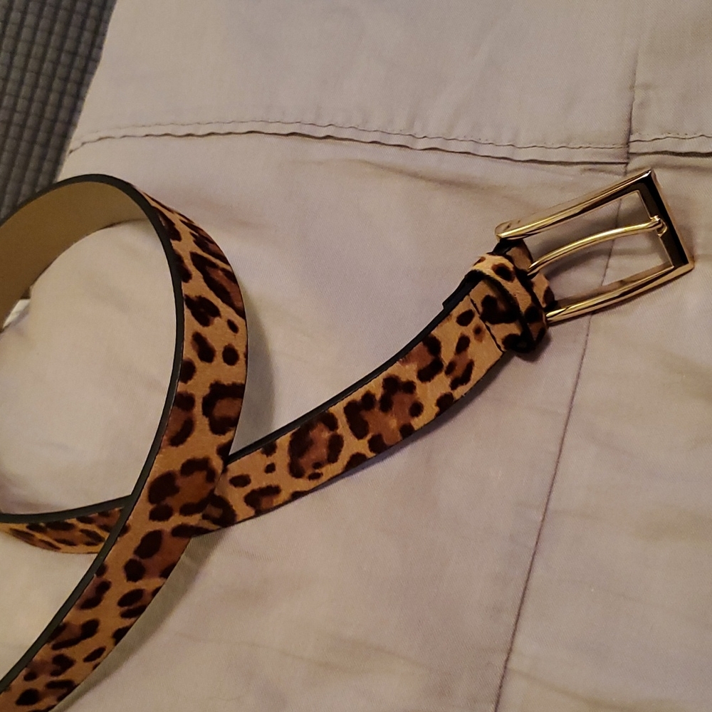 Express leopard belt